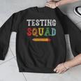 Testing Squad Costume Test Day Teacher Student School Men Graphic Sweatshirt, funny design