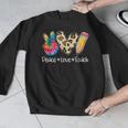 Tie Dye Hippie Peace Love Teach Teacher Appreciation Men Graphic Sweatshirt, funny design Tie Dye Hippie Peace Love Teach Teacher Appreciation Men Graphic Sweatshirt, funny design