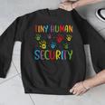 Tiny Human Security Preschool Childcare Teacher Babysitters Men Graphic Sweatshirt, funny design Tiny Human Security Preschool Childcare Teacher Babysitters Men Graphic Sweatshirt, funny design