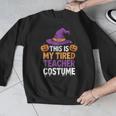 This Is My Tired Teacher Costume Halloween Men Graphic Sweatshirt, funny design This Is My Tired Teacher Costume Halloween Men Graphic Sweatshirt, funny design