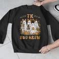 TK Boo Crew Preppy Halloween Floral Ghost TK Teacher Team TK Men Graphic Sweatshirt, funny design TK Boo Crew Preppy Halloween Floral Ghost TK Teacher Team TK Men Graphic Sweatshirt, funny design