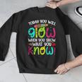 Today You Will Glow When You Show What You Know Teachers Day Men Graphic Sweatshirt, funny design Today You Will Glow When You Show What You Know Teachers Day Men Graphic Sweatshirt, funny design