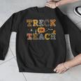 Trick Or Teach Funny School Teacher Halloween Costume Men Graphic Sweatshirt, funny design Trick Or Teach Funny School Teacher Halloween Costume Men Graphic Sweatshirt, funny design
