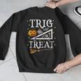 Trig Or Treat Shirt Halloween Math Teacher School College Men Women Kids Men Graphic Sweatshirt, funny design