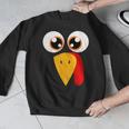 Turkey Face Halloween Costume Thanksgiving Teacher Nurse Men Graphic Sweatshirt, funny design Turkey Face Halloween Costume Thanksgiving Teacher Nurse Men Graphic Sweatshirt, funny design