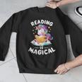 Unicorn Teacher Reading Is Magical Book Men Graphic Sweatshirt, funny design Unicorn Teacher Reading Is Magical Book Men Graphic Sweatshirt, funny design