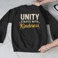 Unity Kindness Shirt Women Teachers Kids Unity Day Orange Men Graphic Sweatshirt, funny design