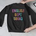 Vintage ENGLISH DEPT SQUAD Back To School Teacher Student Men Graphic Sweatshirt, English Teacher Gifts, funny design Vintage ENGLISH DEPT SQUAD Back To School Teacher Student Men Graphic Sweatshirt, English Teacher Gifts, funny design