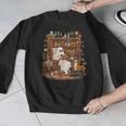 Vintage Ghost Book Reading Pumpkin Gothic Halloween Teachers Men Graphic Sweatshirt, funny design Vintage Ghost Book Reading Pumpkin Gothic Halloween Teachers Men Graphic Sweatshirt, funny design