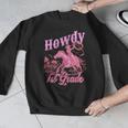 Vintage Howdy First Grade Cowgirl Teacher Western School Men Graphic Sweatshirt, First Grade Teacher Gifts, funny design