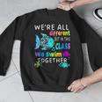 We'Re All Different But We Swim Together Elementary Teacher Men Graphic Sweatshirt, funny design We'Re All Different But We Swim Together Elementary Teacher Men Graphic Sweatshirt, funny design