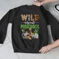 Wild About Preschool Teacher Student Preschool Zoo Safari Men Graphic Sweatshirt, funny design