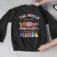 The World Needs All Kinds Of Minds Special Education Teacher Men Graphic Sweatshirt, funny design The World Needs All Kinds Of Minds Special Education Teacher Men Graphic Sweatshirt, funny design