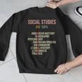 World History Classroom Social Studies History Teacher Men Graphic Sweatshirt, History Teacher Gifts, funny design
