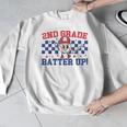 2nd Grade Batter Up Back To School Baseball Teacher Kids Men Graphic Sweatshirt, 2nd Grade Teacher Gifts, funny design