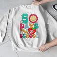 50 Days Of School Teacher Happy 50th Day Of School Kids Men Graphic Sweatshirt, funny design 50 Days Of School Teacher Happy 50th Day Of School Kids Men Graphic Sweatshirt, funny design