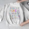 Back To School Kindergarten Alphabet ABC Teacher Women Kids Men Graphic Sweatshirt, funny design