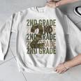 Camo Team 2nd Grade Squad Back To School Teacher Kids Boys Men Graphic Sweatshirt, 2nd Grade Teacher Gifts, funny design