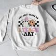 You Can't Scare Me I Teach Art Retro Teacher Ghost Halloween Men Graphic Sweatshirt, funny design You Can't Scare Me I Teach Art Retro Teacher Ghost Halloween Men Graphic Sweatshirt, funny design