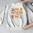 Coquette Bow Teacher Thanksgiving Fall Autumn Girls Women Men Graphic Sweatshirt, funny design