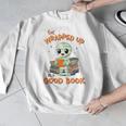 Cute Halloween Teacher Librarian Mummy Reading Books Men Graphic Sweatshirt, funny design Cute Halloween Teacher Librarian Mummy Reading Books Men Graphic Sweatshirt, funny design
