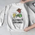 Electricity Explained Physics Nerd I Teacher School Men Graphic Sweatshirt, funny design Electricity Explained Physics Nerd I Teacher School Men Graphic Sweatshirt, funny design