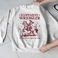 Elopement Wrangler Teacher ABA Behavior Support Cowboy Men Graphic Sweatshirt, funny design