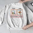 First Data Then Thanksgiving Im Earning A Break Sped Teacher Men Graphic Sweatshirt, funny design First Data Then Thanksgiving Im Earning A Break Sped Teacher Men Graphic Sweatshirt, funny design