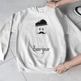 French Teacher Halloween Bonjour Ghost Men Graphic Sweatshirt, funny design
