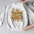 Groovy Coffee Teach Repeat Retro Teacher Men Graphic Sweatshirt, Groovy Teacher Gifts, funny design Groovy Coffee Teach Repeat Retro Teacher Men Graphic Sweatshirt, Groovy Teacher Gifts, funny design