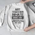 Halloween Art Teacher Prisoner Costume Men Graphic Sweatshirt, funny design