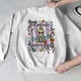Halloween Skeleton Teacher I'Ll Just Wait Until It's Quiet Men Graphic Sweatshirt, funny design