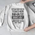 Halloween Statistics Teacher Prisoner Costume Men Graphic Sweatshirt, funny design