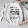 Halloween History Teacher Prisoner Costume Men Graphic Sweatshirt, History Teacher Gifts, funny design