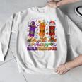 Happy Hallothanksmas Halloween Thanksgiving Pencils Teachers Men Graphic Sweatshirt, funny design