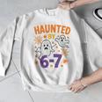 Haunted 67 Ghost Math Teacher Halloween Costume Math Pun Men Graphic Sweatshirt, funny design Haunted 67 Ghost Math Teacher Halloween Costume Math Pun Men Graphic Sweatshirt, funny design