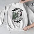 Haunted 67 Skeleton Math Teacher Halloween Costume Math Pun Men Graphic Sweatshirt, funny design Haunted 67 Skeleton Math Teacher Halloween Costume Math Pun Men Graphic Sweatshirt, funny design