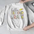 Hello Second Grade Team 2nd Grade Back To School Teacher Kid Men Graphic Sweatshirt, 2nd Grade Teacher Gifts, funny design Hello Second Grade Team 2nd Grade Back To School Teacher Kid Men Graphic Sweatshirt, 2nd Grade Teacher Gifts, funny design