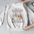 Kindergarten Boo Crew Halloween Floral Ghost Kinder Teacher Men Graphic Sweatshirt, funny design Kindergarten Boo Crew Halloween Floral Ghost Kinder Teacher Men Graphic Sweatshirt, funny design