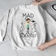 Mad Scientist Shirt Kids Boys Youth Science Teacher Men Graphic Sweatshirt, Science Teacher Gifts, funny design