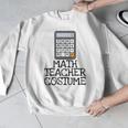 Math Teacher Costume Tshirt Halloween High School Calculator Men Graphic Sweatshirt, funny design Math Teacher Costume Tshirt Halloween High School Calculator Men Graphic Sweatshirt, funny design