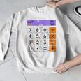 Math Teacher Halloween Costume Calculator Math Pun Men Graphic Sweatshirt, funny design