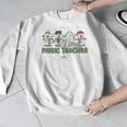 Music Teacher Christmas Holiday Wnter Music Instructor Men Graphic Sweatshirt, funny design Music Teacher Christmas Holiday Wnter Music Instructor Men Graphic Sweatshirt, funny design