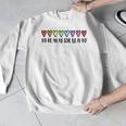 Music Teacher Hearts Music Teaching Men Graphic Sweatshirt, funny design