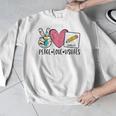 Peace Love Visuals Special Education Teacher Dream Team Men Graphic Sweatshirt, funny design
