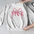 Preppy Pre k Back To School Pre-k Teachers Girls Cute Bow Men Graphic Sweatshirt, funny design Preppy Pre k Back To School Pre-k Teachers Girls Cute Bow Men Graphic Sweatshirt, funny design