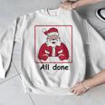 Retro All Done Christmas Special Ed Teacher Team Santa Women Men Graphic Sweatshirt, funny design Retro All Done Christmas Special Ed Teacher Team Santa Women Men Graphic Sweatshirt, funny design