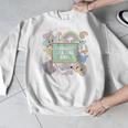 Retro Hooray It's Art Day Art Teacher Back To School Women Men Graphic Sweatshirt, funny design
