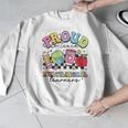 Retro Proud To Teach Multilingual Learners English Teacher Men Graphic Sweatshirt, English Teacher Gifts, funny design Retro Proud To Teach Multilingual Learners English Teacher Men Graphic Sweatshirt, English Teacher Gifts, funny design