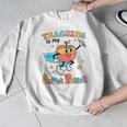 Retro Teaching Is My Superpower Apple Teacher Appreciation Men Graphic Sweatshirt, funny design